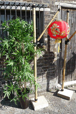Chinese Props Bamboo Lanterns Hire