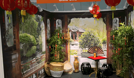 Chinese Theme Exhibition Stand