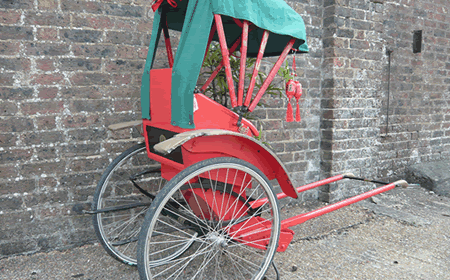 Half/Child Sized Rickshaw
